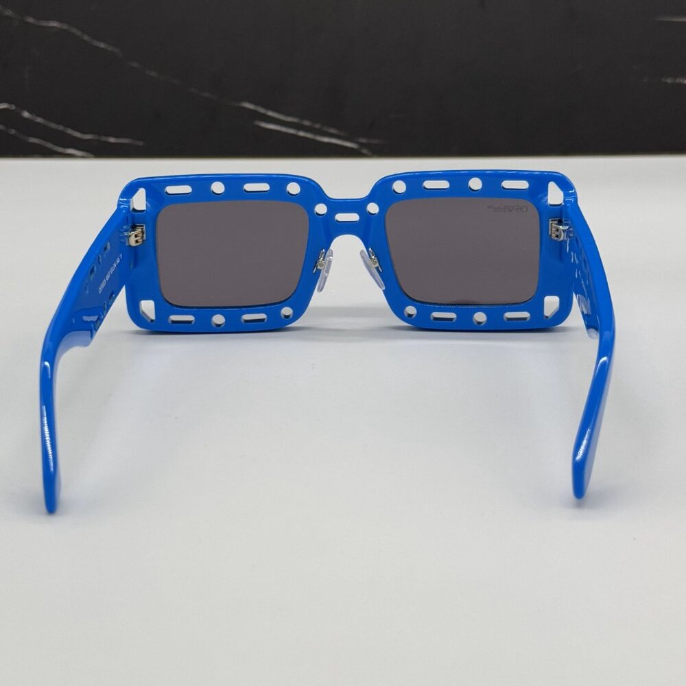 NEW OFF-WHITE ATLANTIC 507 BLUE SUNGLASSES OFF-WHITE ATLNTIC - Picture 6 of 10